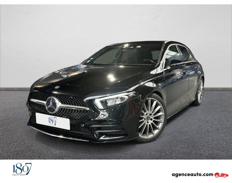 Achat voiture occasion, Auto occasion pas cher | Agence Auto Mercedes Classe A 200d AMG LINE 8G-DCT Noir Année 2020 Automatique Diesel