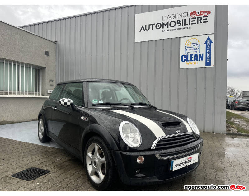Compra de Coches Usados, Coches Usados Baratos %'|'% Agence Auto Mini Cooper S R53 1.6 16V 163CV Noir Año 2003 Manuelle Essence