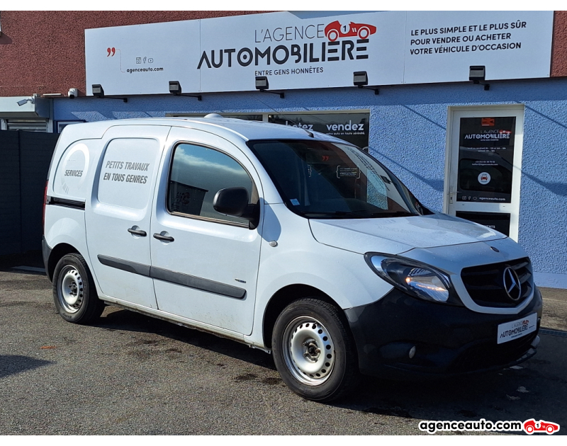 Achat voiture occasion, Auto occasion pas cher | Agence Auto Mercedes Citan 90 cv 109 CDI Long Pro Euro6 2ème main Blanc Année 2017 Manuelle Diesel