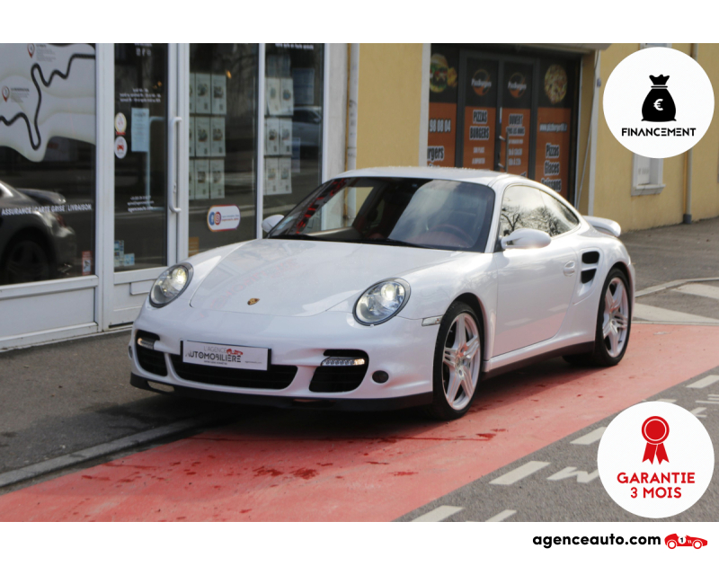 Gebrauchtwagenkauf, Günstige Gebrauchtwagen | Automobilienagentur Porsche 911 (997) Turbo 3.6 i 480 Tiptronic (Pack sport chrono plus, Bose,...) Blanc Jahr 2008 Automatique Essence