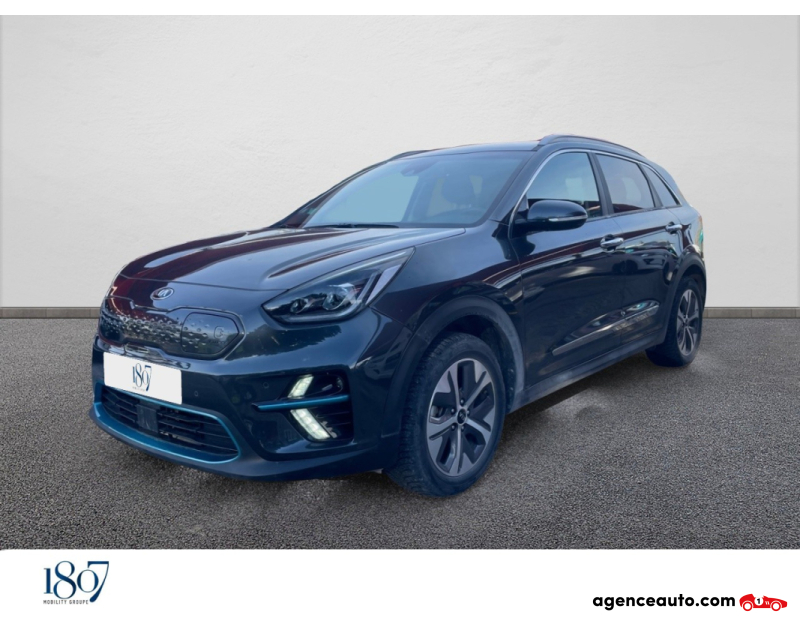 Achat voiture occasion, Auto occasion pas cher | Agence Auto Kia E-niro Electrique 204 ch Design Gris Année 2021 Automatique Électrique