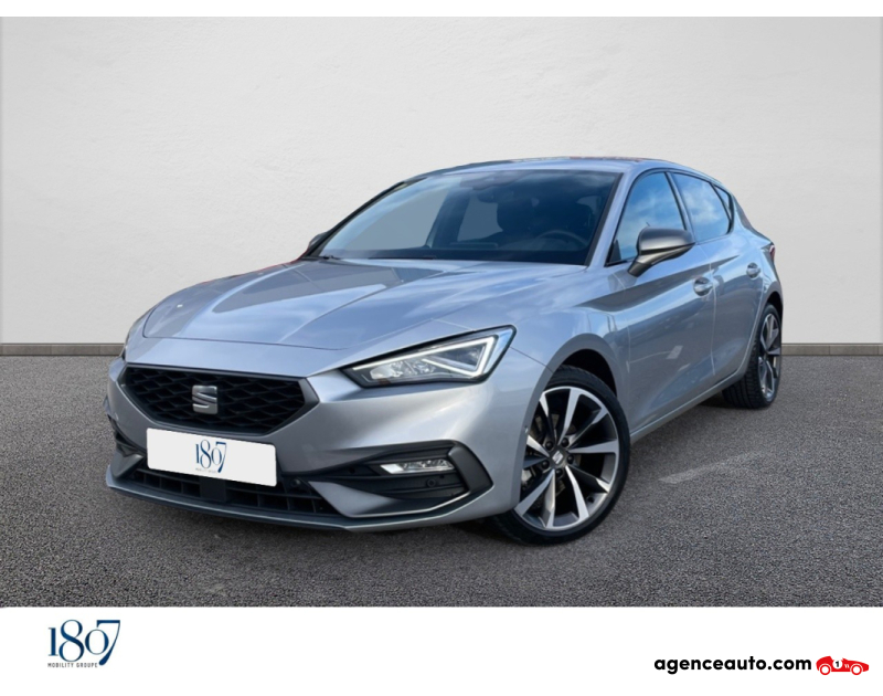 Compra de Coches Usados, Coches Usados Baratos %'|'% Agence Auto Seat Leon 2.0 TDI 150 DSG7 FR Argent Año 2022 Automatique Diesel