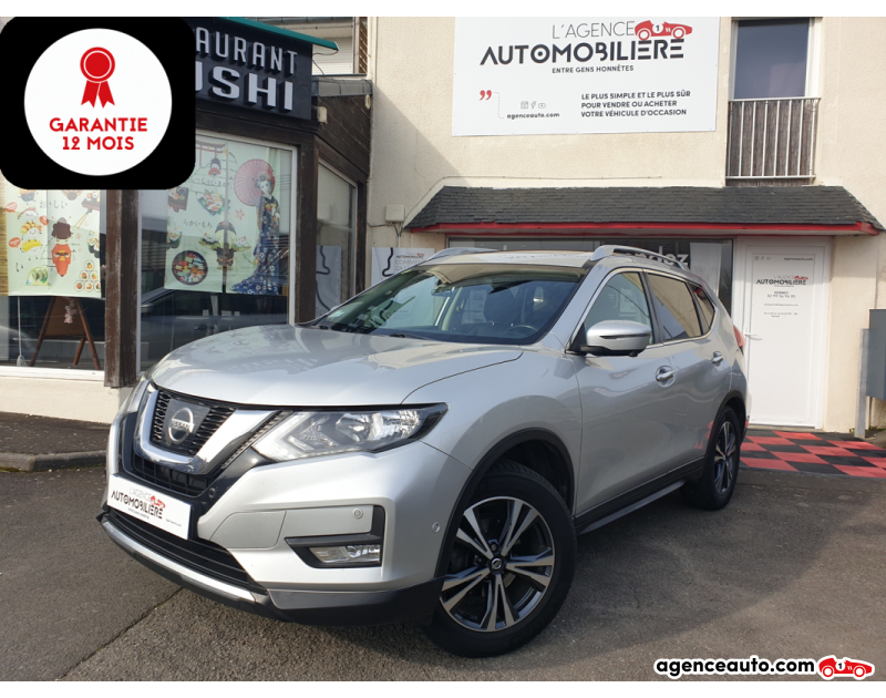 Achat voiture occasion, Auto occasion pas cher | Agence Auto Nissan X-Trail 1.6 DCI 130 N-CONNECTA 2WD X-TRONIC BVA7 Argent Année 2018 Automatique Diesel