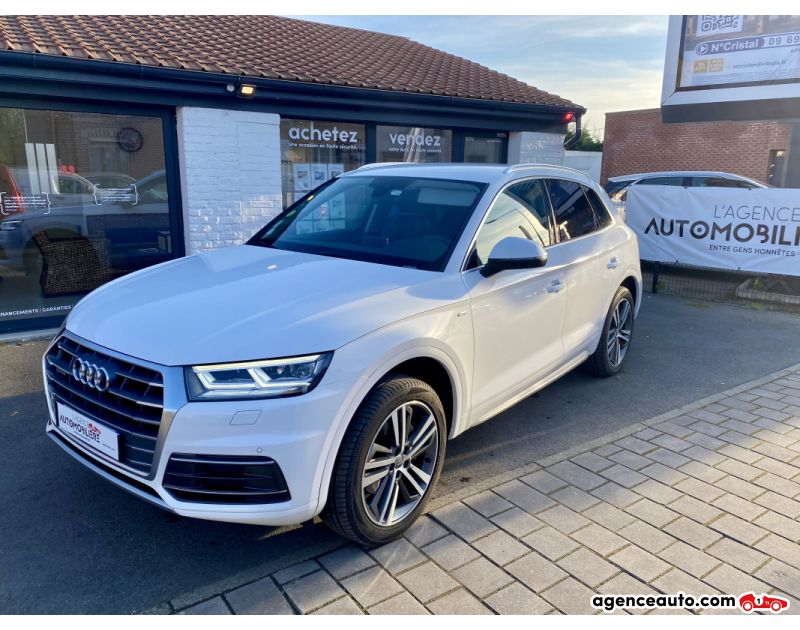 Acquisto Auto Usate, Auto Usate Economiche | Agenzia Automobiliare Audi Q5 II 2.0 TDI 190 S LINE QUATTRO S TRONIC 7 Blanc Anno 2017 Automatique Diesel