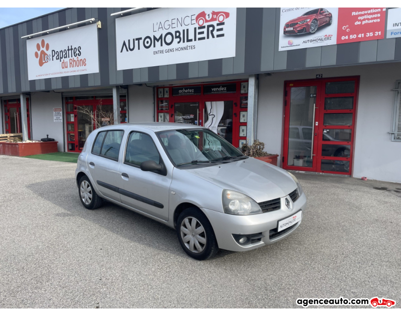 Gebrauchtwagenkauf, Günstige Gebrauchtwagen | Automobilienagentur Renault Clio Campus 1.2i 16v 75 cv Evolution Gris Jahr 2007 Manuelle Essence