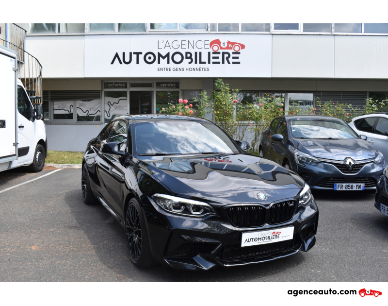 Aankoop Gebruikte Auto, Goedkope Gebruikte Auto | Agence Auto Bmw M2 (F87) LCI Competition 3.0 i DKG 411 cv Boîte auto PAS DE MALUS TOIT OUVRANT Noir Jaar 2019 Automatique Essence