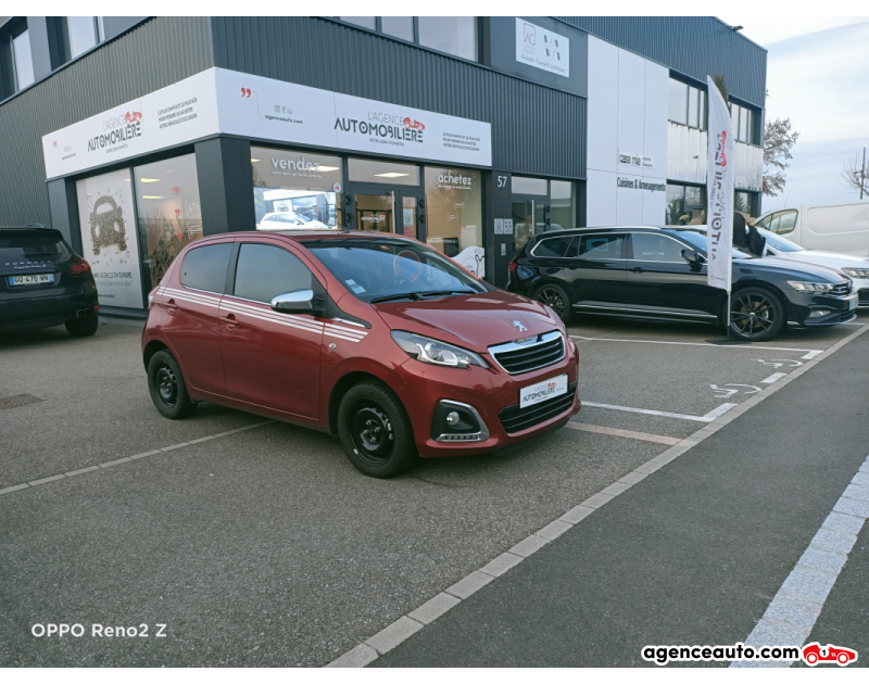 Gebrauchtwagenkauf, Günstige Gebrauchtwagen | Automobilienagentur Peugeot 108 1.0 COLLECTION VTI 72 MOTEUR A CHAINE Bordeaux Jahr 2019 Manuelle Essence
