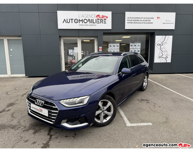 Compra de Coches Usados, Coches Usados Baratos %'|'% Agence Auto Audi A4 Avant 40 Tfsi S-Tronic7 Design Bleu Año 2020 Automatique Essence
