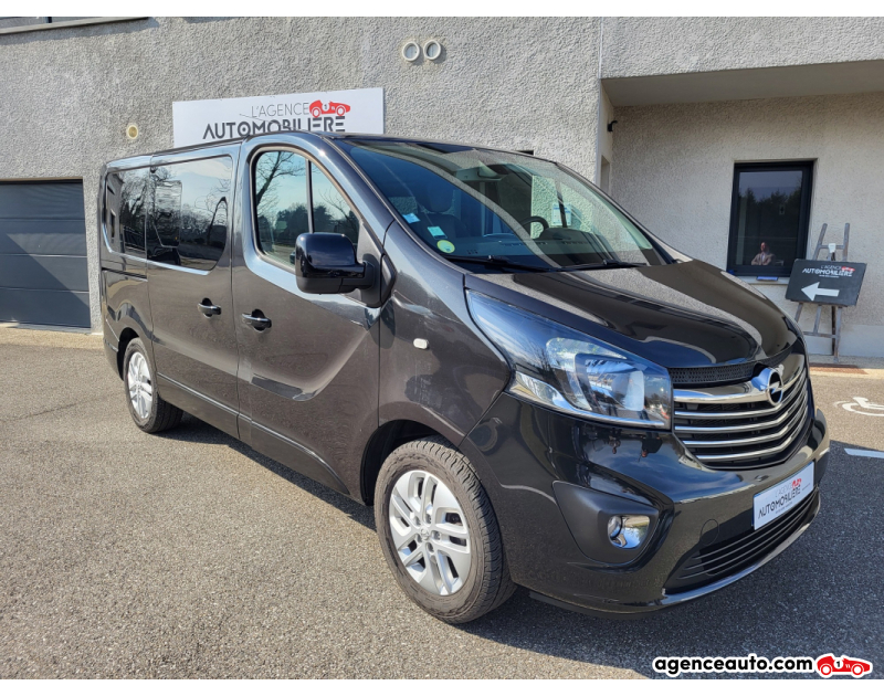 Achat voiture occasion, Auto occasion pas cher | Agence Auto Opel Vivaro TOURER  L1 1.6 CDTI BiTurbo S&S 145 cv 8 PLACES SIEGES CUIR Noir Année 2018 Manuelle Diesel