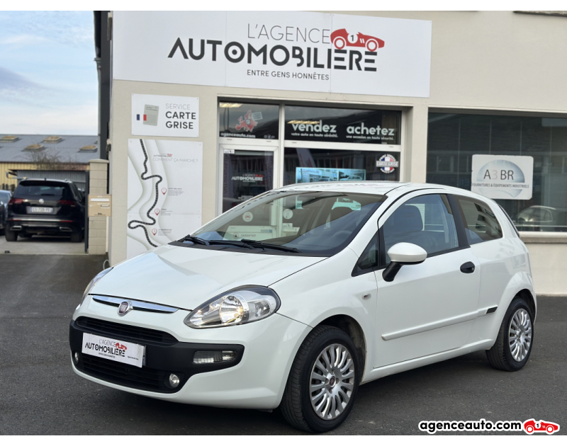 Compra de Coches Usados, Coches Usados Baratos %'|'% Agence Auto Fiat Punto 1.2 8v 69ch TEAM 3p - ORIGNE FRANCE Blanc Año 2011 Manuelle Essence