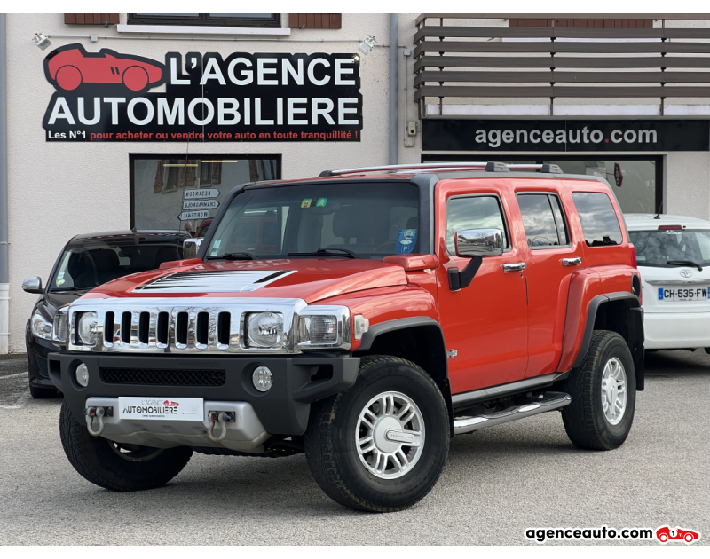 Achat voiture occasion, Auto occasion pas cher | Agence Auto Hummer H3 3.7 5 cylindres 245ch BVA Orange Année 2009 Automatique Essence