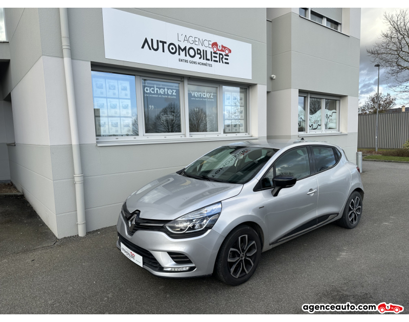 Achat voiture occasion, Auto occasion pas cher | Agence Auto Renault Clio IV 5 Portes Phase 2 0.9 TCe Limited 90cv Gris Année 2018 Manuelle Essence