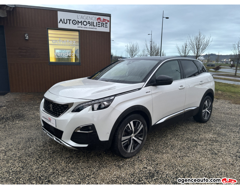 Compra de Coches Usados, Coches Usados Baratos %'|'% Agence Auto Peugeot 3008 II 1.2 GT Line S&S 130 cv DISTRIBUTION FAITE Blanc Año 2019 Manuelle Essence