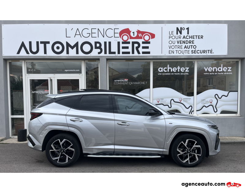 Compra de Coches Usados, Coches Usados Baratos %'|'% Agence Auto Hyundai Tucson 215 CV N-LINE EXECUTIVE 1ERE MAIN Argent Año 2024 Automatique Hybride