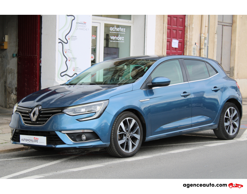 Compra de Carros Usados, Carros Usados Baratos | Auto Immo Renault Megane 1.2 TCE 130 ENERGY INTENS EDC BVA ( Affichage tête haute, moteur à chaîne, caméra de recul ... ) Bleu Ano 2016 Automatique Essence