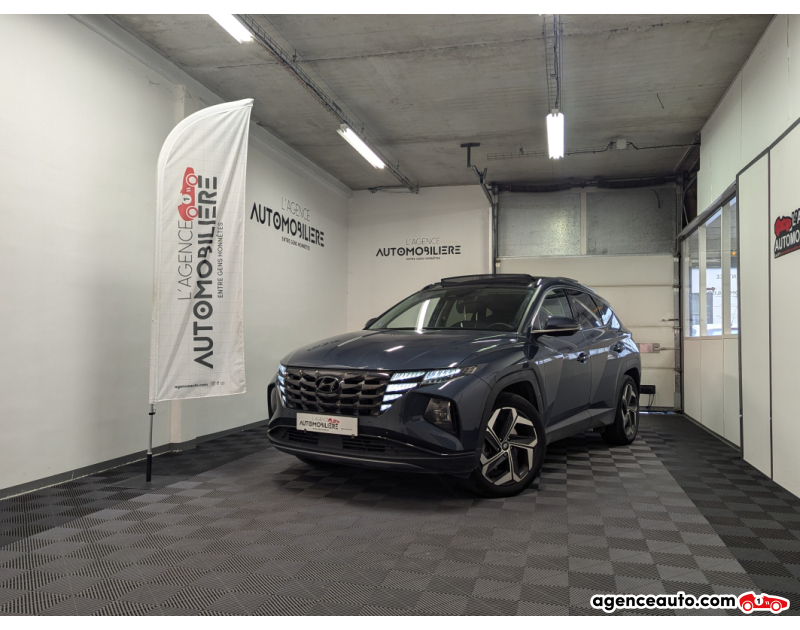 Compra de Coches Usados, Coches Usados Baratos %'|'% Agence Auto Hyundai Tucson IV 1.6 T-GDI 265 HTRAC PLUG-IN EXECUTIVE BVA6 Bleu Año 2021 Automatique Hybride rechargeable