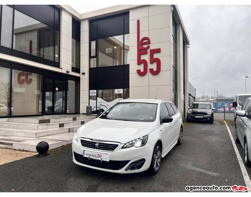 Achat voiture occasion, Auto occasion pas cher | Agence Auto Peugeot 308 SW GT Line (Garantie 12 mois) Blanc Année 2015 Automatique Essence