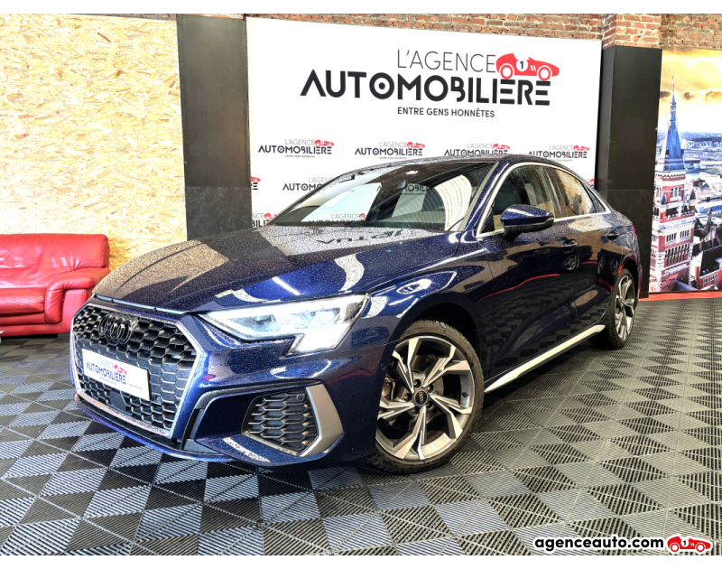 Acquisto Auto Usate, Auto Usate Economiche | Agenzia Automobiliare Audi A3 BERLINE 1.5 TFSI Sline 16V TURBO Bleu Anno 2021 Manuelle Essence
