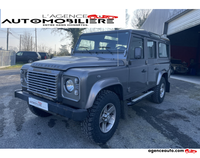 Achat voiture occasion, Auto occasion pas cher | Agence Auto Land Rover Defender SW 2.4 TD4 SE 110 Gris Année 2011 Manuelle Diesel