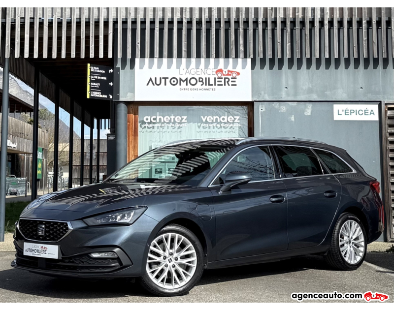 Acquisto Auto Usate, Auto Usate Economiche | Agenzia Automobiliare Seat Leon ST 1.4 TSI e-Hybrid 204ch Xcellence DSG Gris Anno 2021 Automatique Hybride rechargeable
