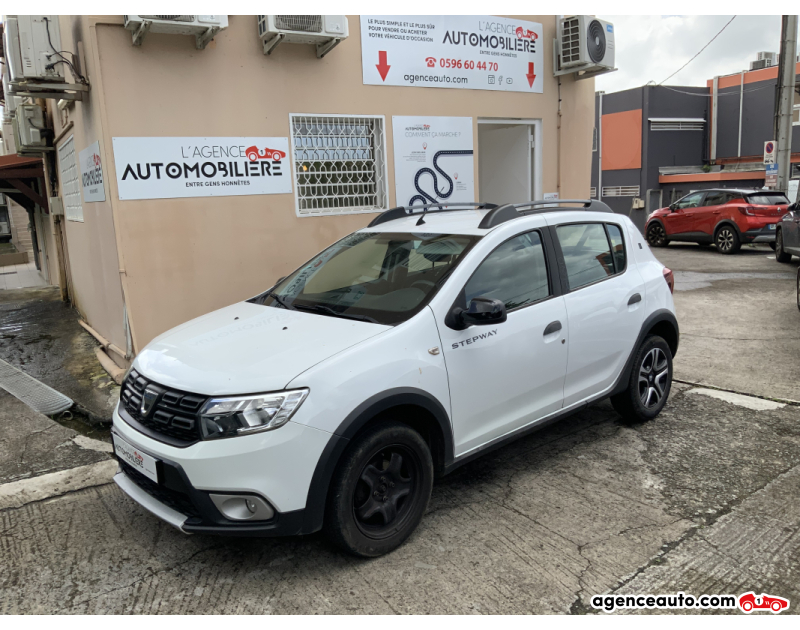 Achat voiture occasion, Auto occasion pas cher | Agence Auto Dacia Sandero STEPWAY 0.9 L TCE 90 E6C Blanc Année 2020 Manuelle Essence