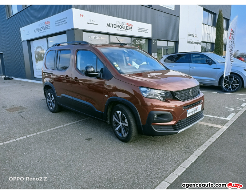 Gebrauchtwagenkauf, Günstige Gebrauchtwagen | Automobilienagentur Peugeot RIFTER 1.2 THP 130CV GTLINE EAT 8 Marron Jahr 2020 Automatique Essence