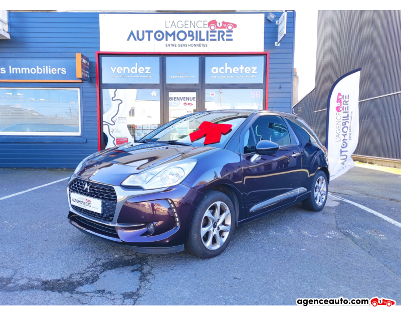 Achat voiture occasion, Auto occasion pas cher | Agence Auto DS DS 3 1.2 Essence 110 ch BVM5 SO CHIC (Distri faite) Mauve Année 2017 Manuelle Essence