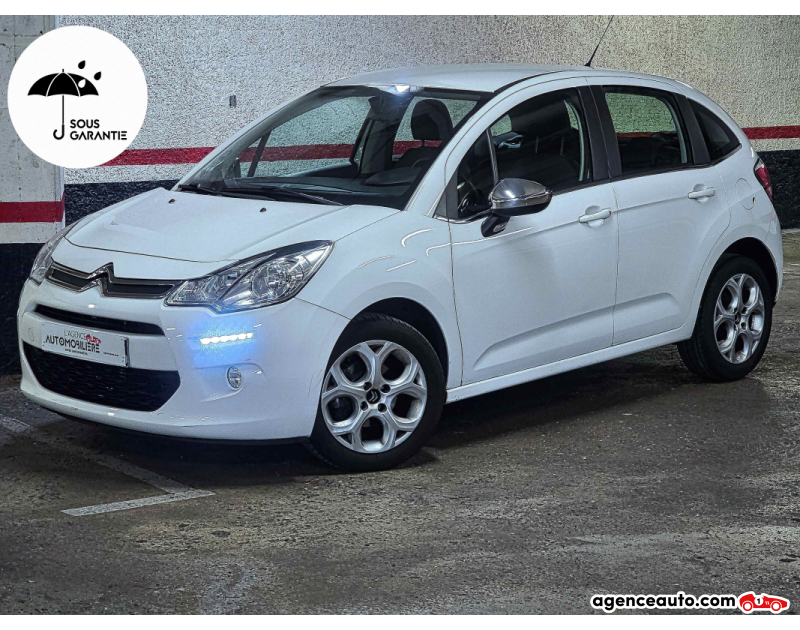 Aankoop Gebruikte Auto, Goedkope Gebruikte Auto | Agence Auto Citroen C3 II Phase II 1.0 VTi 68ch Feel Edition Blanc Jaar 2016 Manuelle Essence