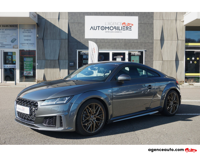 Compra de Coches Usados, Coches Usados Baratos %'|'% Agence Auto Audi TT Coupé 40 TFSI 197 ch S tronic S line Gris Año 2019 Automatique Essence