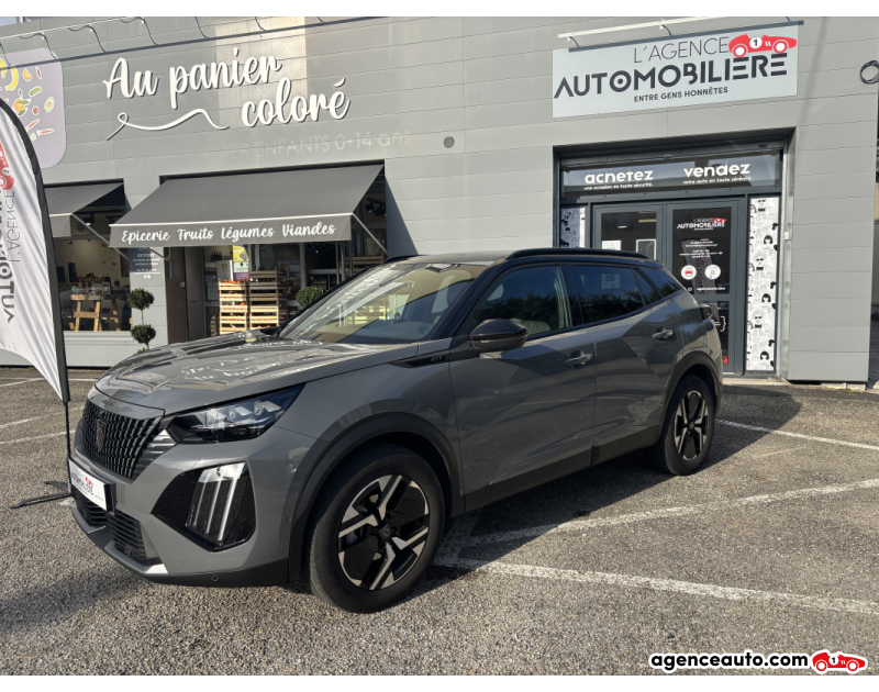 Achat voiture occasion, Auto occasion pas cher | Agence Auto Peugeot 2008 1.2 Puretech 130 CH GT                       Toit Ouvrant /Panoramique Gris Année 2023 Automatique Essence