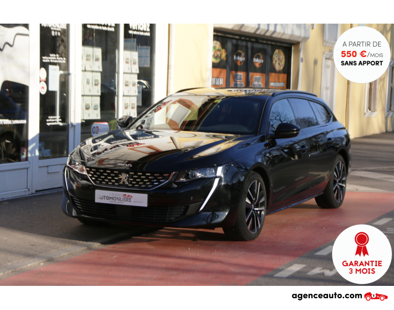 Compra de Coches Usados, Coches Usados Baratos %'|'% Agence Auto Peugeot 508 SW 1.5 BlueHDI 130 GT EAT8 (1ère main, Suivi Peugeot, ACC) Noir Año 2021 Automatique Diesel