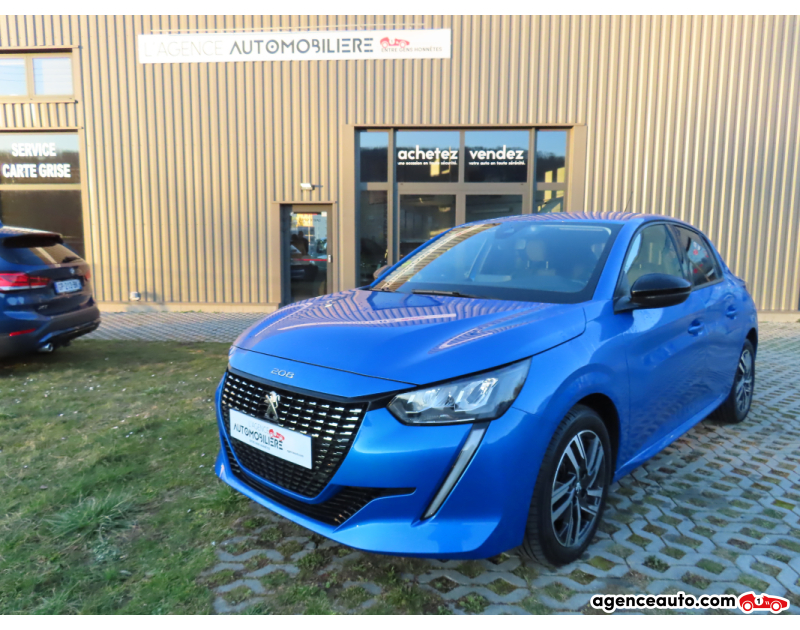 Achat voiture occasion, Auto occasion pas cher | Agence Auto Peugeot 208 1.5 Blue HDi Allure 100Cv Bleu Année 2022 Manuelle Diesel