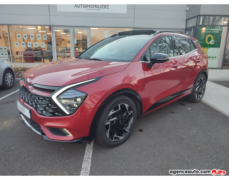 Compra de Coches Usados, Coches Usados Baratos %'|'% Agence Auto Kia Sportage 1.6 CRDi 136ch MHEV GT-Line hybride/diesel Rouge Año 2023 Automatique Diesel