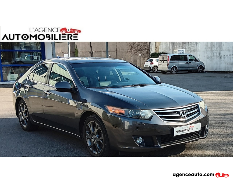 Achat voiture occasion, Auto occasion pas cher | Agence Auto Honda Accord 2.4 i-VTEC S 201 Cv Luxury Gris Année 2010 Automatique Essence