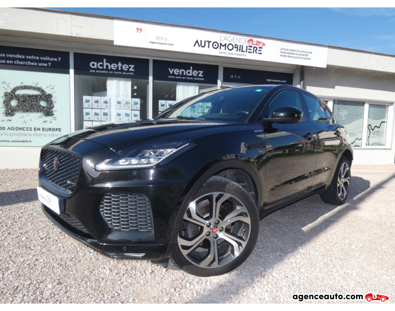 Compra de Coches Usados, Coches Usados Baratos %'|'% Agence Auto Jaguar E-Pace 2.0 D180 R-DYNAMIC FIRST EDITION AWD BVA/ HUD/ ACC/ CARPLAY/ PANO/ MERIDIAN Noir Año 2018 Automatique Diesel