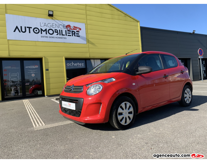 Achat voiture occasion, Auto occasion pas cher | Agence Auto Citroen C1 1L VTI 70CV live Rouge Année 2021 Manuelle Essence