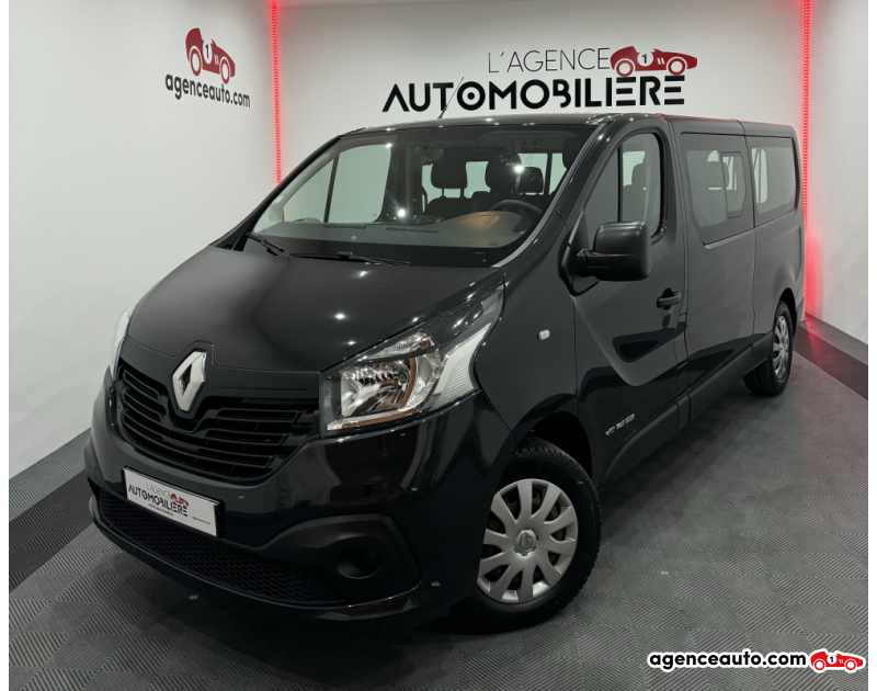 Achat voiture occasion, Auto occasion pas cher | Agence Auto Renault Trafic TRAFIC III MINIBUS 9 PLACES L2 ZEN 1.6 DCI 125CV BVM6 CLIM/REGUL/BLUETOOTH/TVA RECUP/1ere MAIN Noir Année 2016 Manuelle Diesel