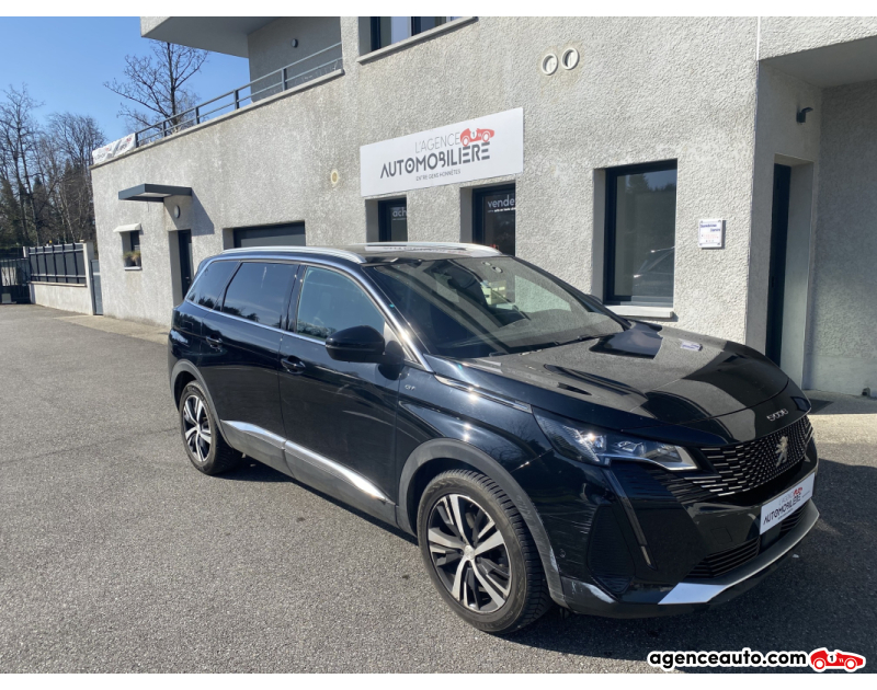 Compra de Carros Usados, Carros Usados Baratos | Auto Immo Peugeot 5008 1.5 BLUE HDI 130 1ère Main Noir Ano 2023 Automatique Diesel