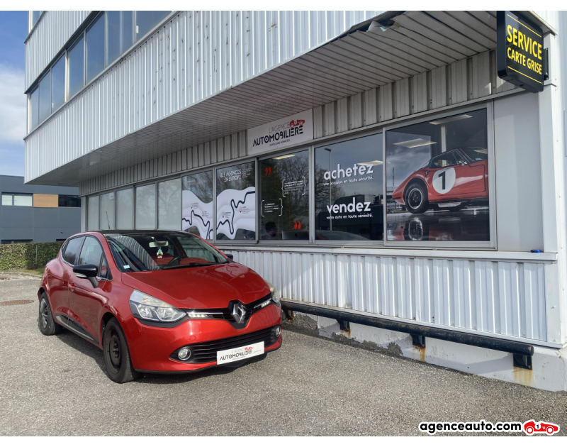 Achat voiture occasion, Auto occasion pas cher | Agence Auto Renault Clio IV 5 Portes 1.5 dCi FAP Energy eco2 90CV - GARANTIE 12 MOIS Rouge Année 2013 Manuelle Diesel