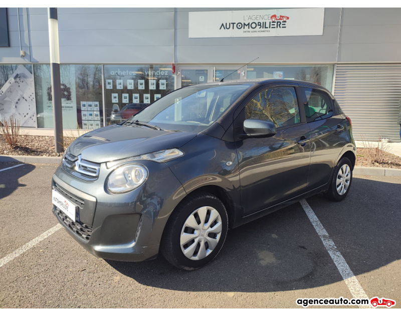 Compra de Coches Usados, Coches Usados Baratos %'|'% Agence Auto Citroen C1 1.0 VTi 68 Feel Gris Año 2017 Manuelle Essence