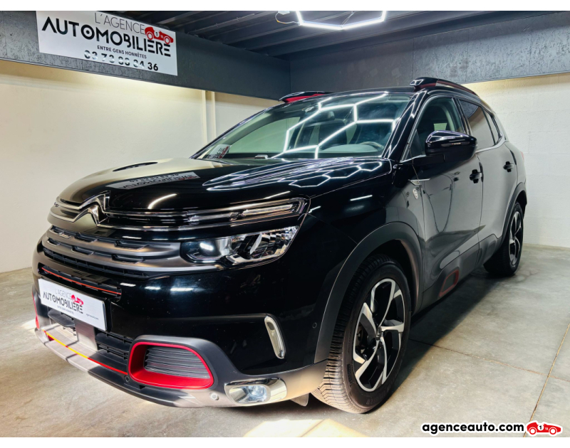 Aankoop Gebruikte Auto, Goedkope Gebruikte Auto | Agence Auto Citroen C5 Aircross 1,5 BLUE HDI 130 CH  C-SERIES Noir Jaar 2020 Manuelle Diesel