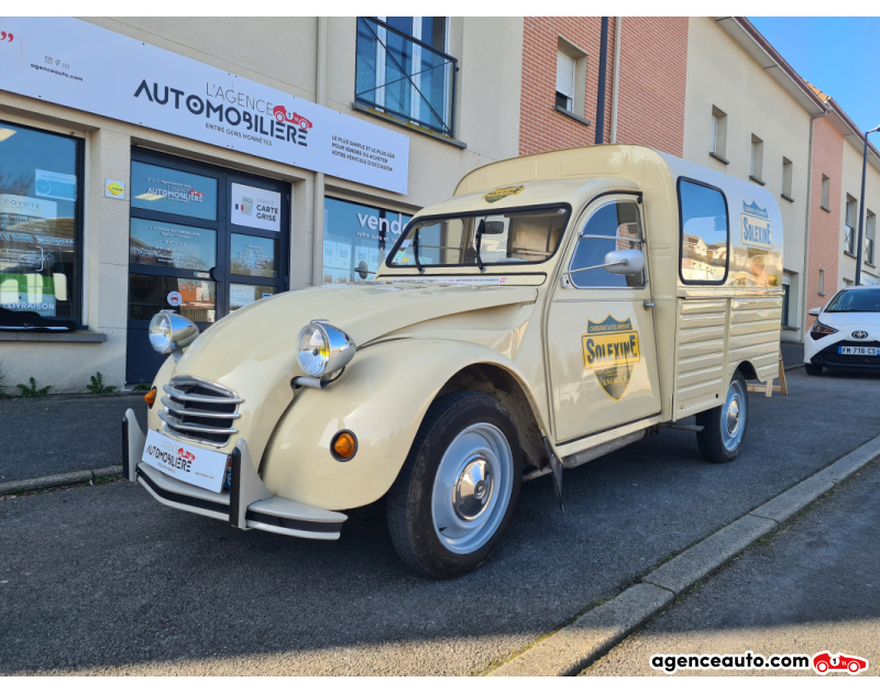 Achat voiture occasion, Auto occasion pas cher | Agence Auto Citroen 2CV AK400 FOURGONNETTE CAMIONETTE Beige Année 1977 Manuelle Essence