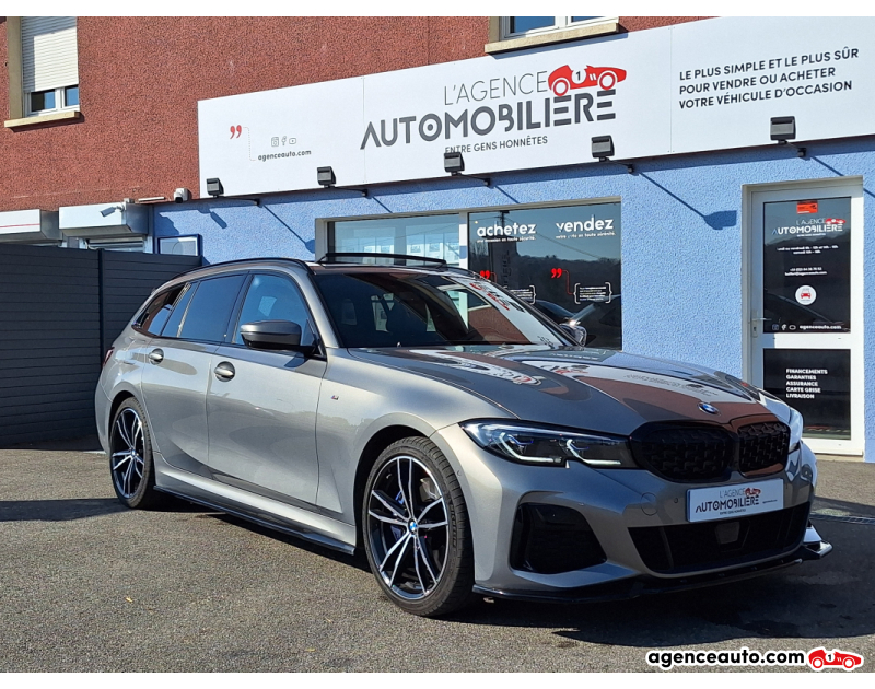 Aankoop Gebruikte Auto, Goedkope Gebruikte Auto | Agence Auto Bmw Série 3 Touring M340d MH xDrive Performance Grijs Jaar 2021 Automatische auto Diesel