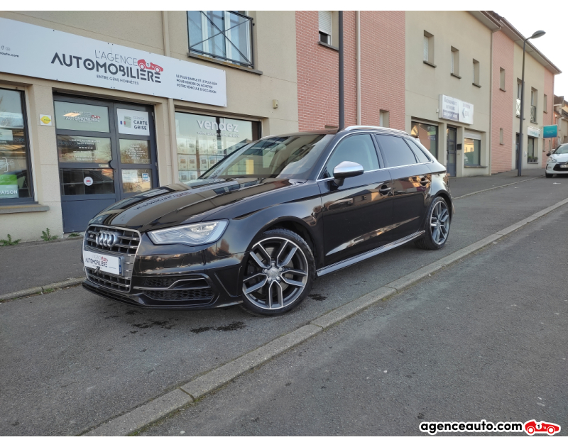 Achat voiture occasion, Auto occasion pas cher | Agence Auto Audi S3 SPORTBACK 2.0 TFSI 300 S TRONIC Noir Année 2014 Automatique Essence