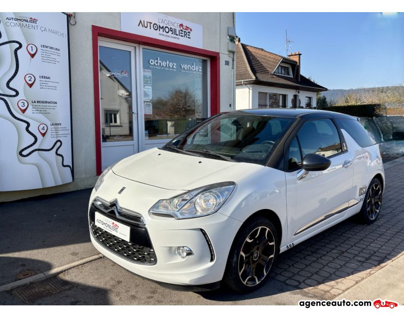 Aankoop Gebruikte Auto, Goedkope Gebruikte Auto | Agence Auto Citroen DS3 1.6 à chaine 16V 150 cv DS Sport Plus Blanc Jaar 2011 Manuelle Essence