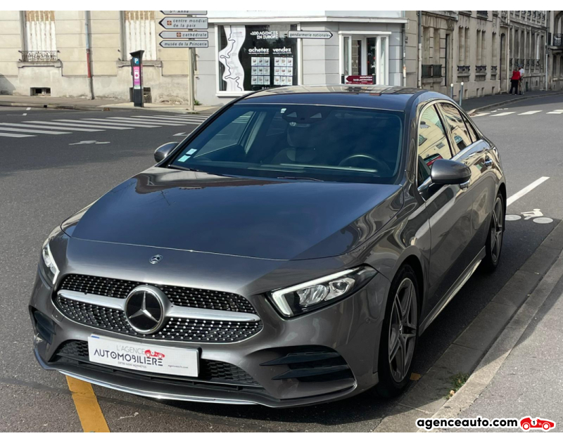 Compra de Carros Usados, Carros Usados Baratos | Auto Immo Mercedes Classe A Berline 180D AMG LINE 7G-DCT - ORIGINE FRANCE - SUIVI MERCEDES Gris Ano 2019 Automatique Diesel