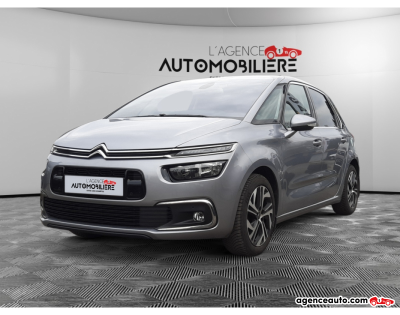 Aankoop Gebruikte Auto, Goedkope Gebruikte Auto | Agence Auto Citroen C4 Picasso 1.2 Shine S 131Ch Boite Manuelle 6V/Garantie 12 Mois Gris Jaar 2018 Manuelle Essence