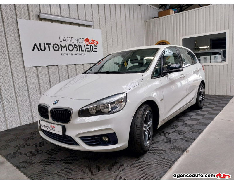 Acquisto Auto Usate, Auto Usate Economiche | Agenzia Automobiliare Bmw Série 2 ActiveTourer 218 D 150 SPORT BVA Blanc Anno 2016 Automatique Diesel