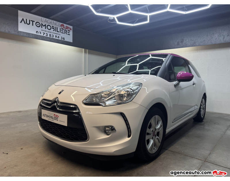 Aankoop Gebruikte Auto, Goedkope Gebruikte Auto | Agence Auto Citroen DS3 1,6 VTI 120CH SO CHIC Blanc Jaar 2012 Manuelle Essence