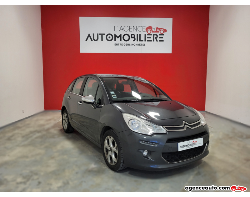 Achat voiture occasion, Auto occasion pas cher | Agence Auto Citroen C3 CITROEN C3 PHASE II  1.2 VTI 82 CV FEEL Gris Année 2015 Manuelle Essence